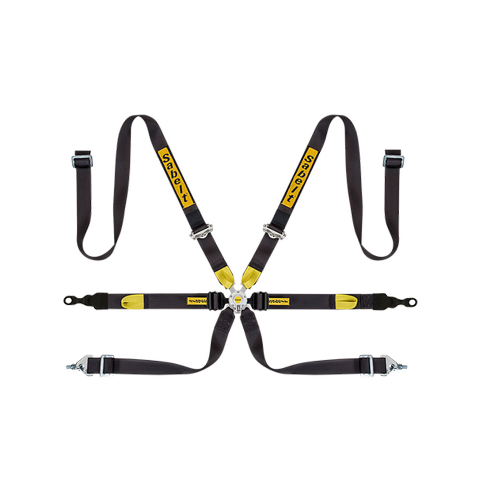 Zamp Pull Down 6-pt, Formula Camlock FIA Harness — Track First